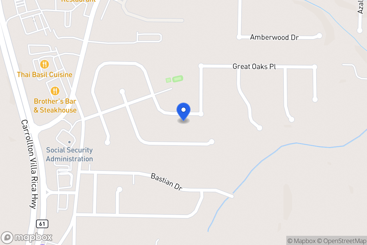 Map of 537 Great Oak Pl