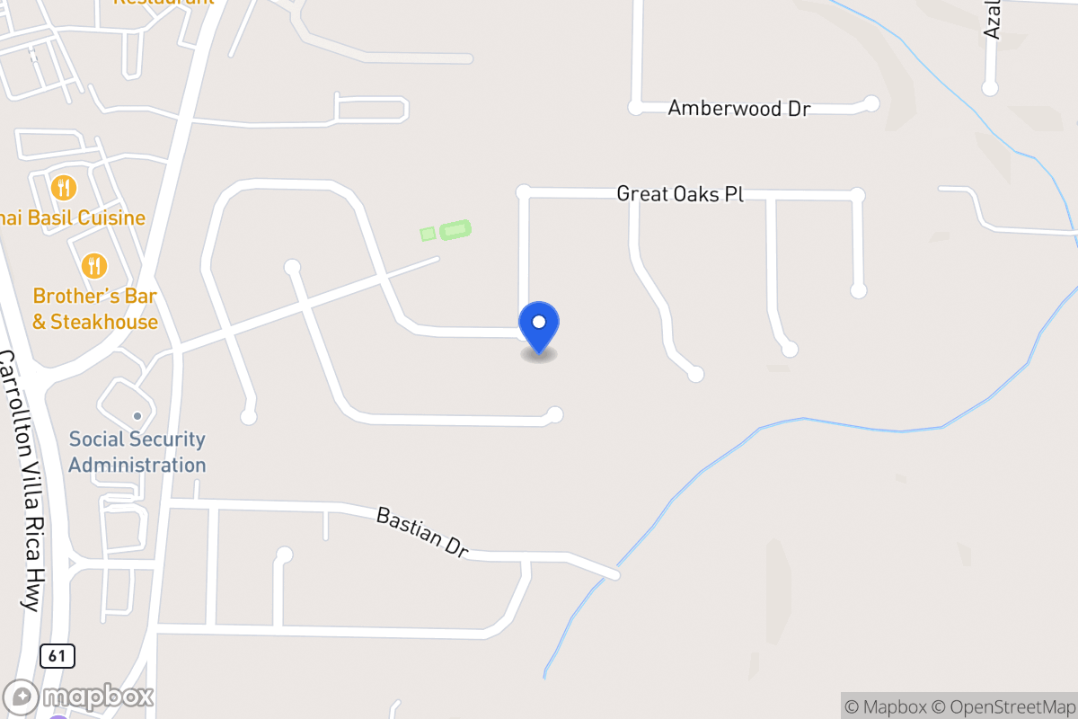 Map of 555 Great Oak Pl