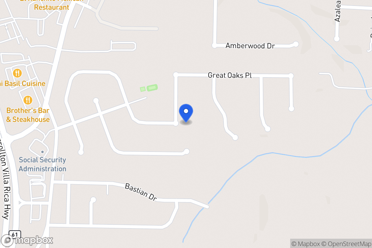 Map of 561 Great Oak Pl