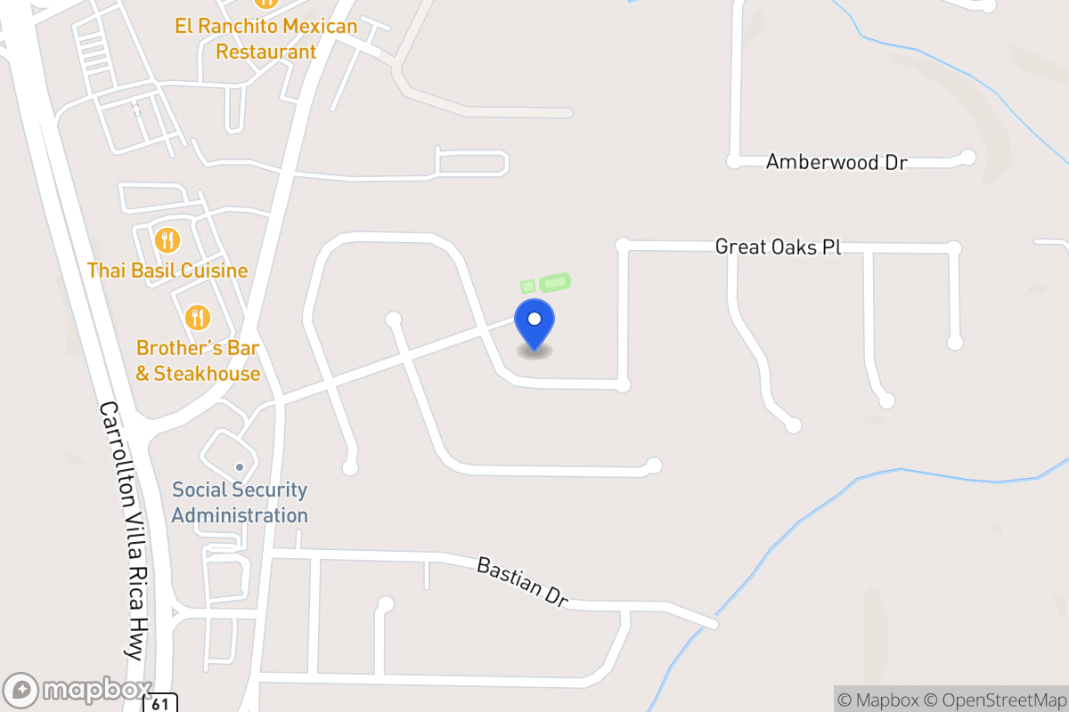 Map of 522 Great Oak Pl