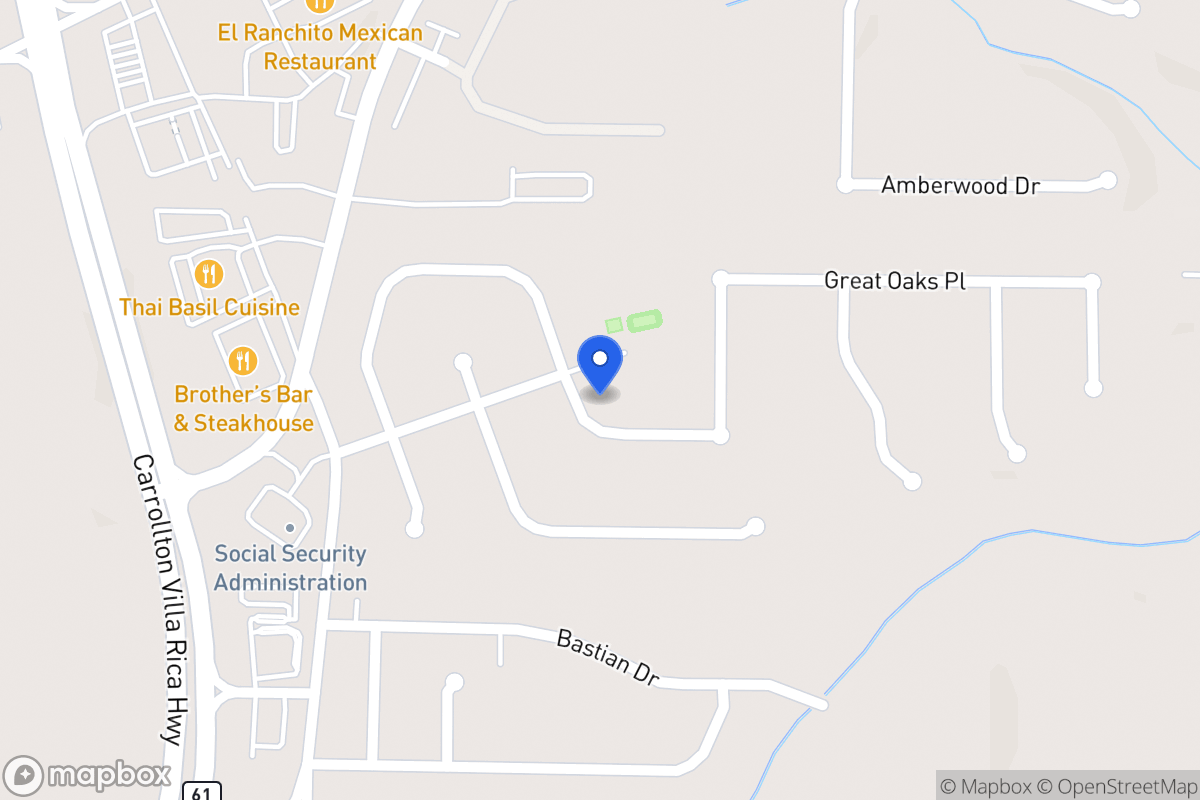 Map of 508 Great Oak Pl