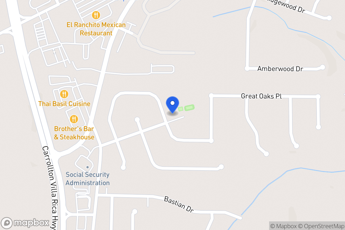 Map of 684 Nine Oaks Cir