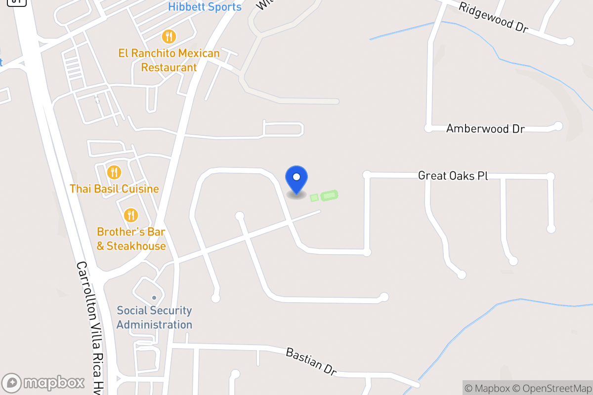 Map of 680 Nine Oaks Cir