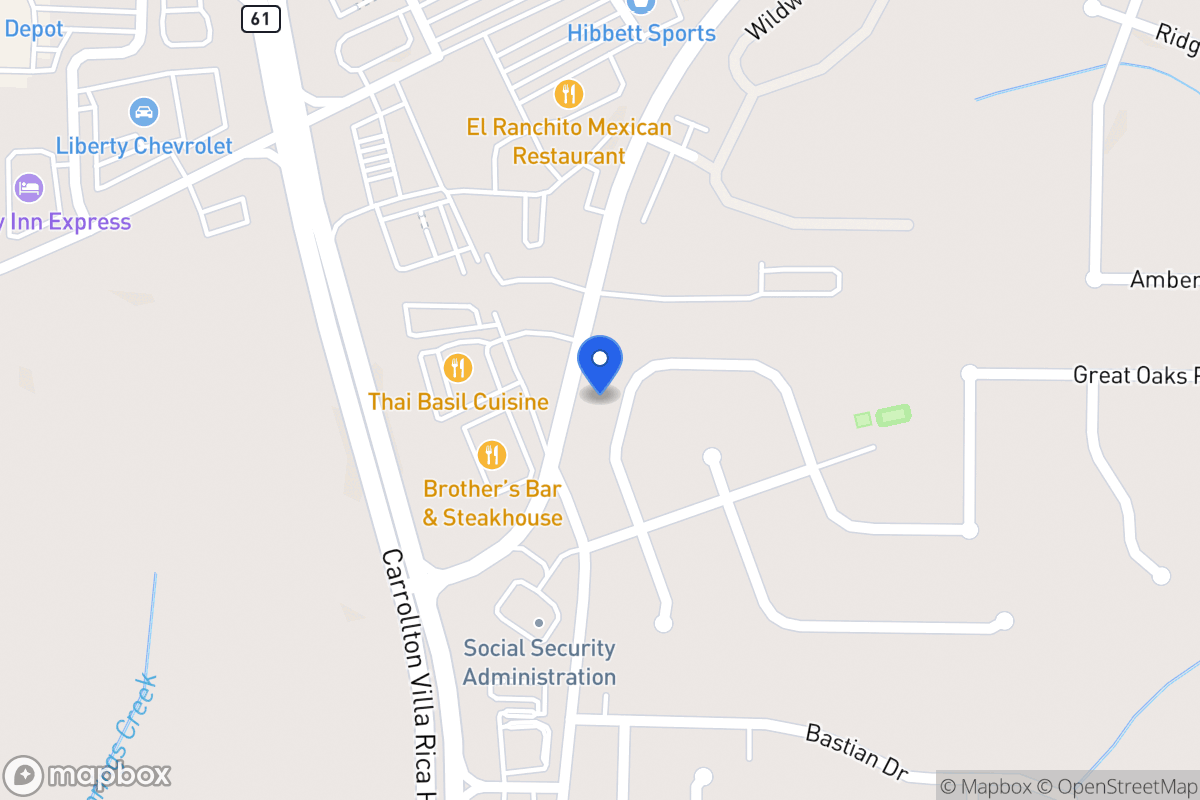 Map of 622 Nine Oaks Cir