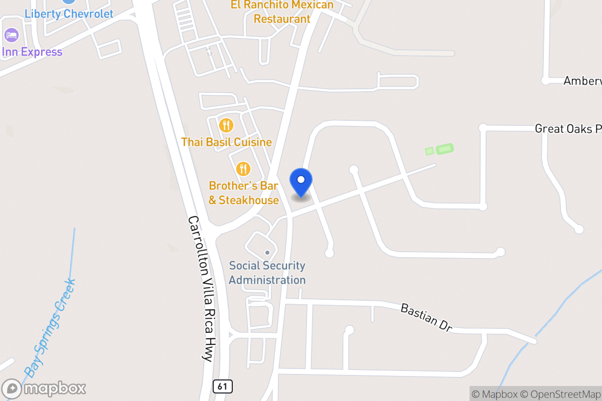 Map of 600 Nine Oaks Cir