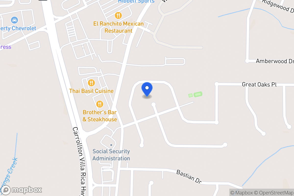 Map of 412 Oak Leaf Trl