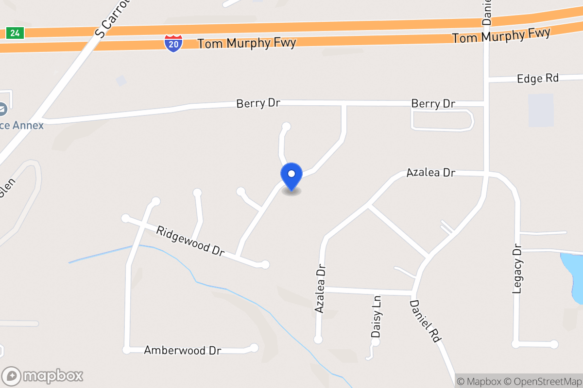 Map of 120 Ashbury Dr
