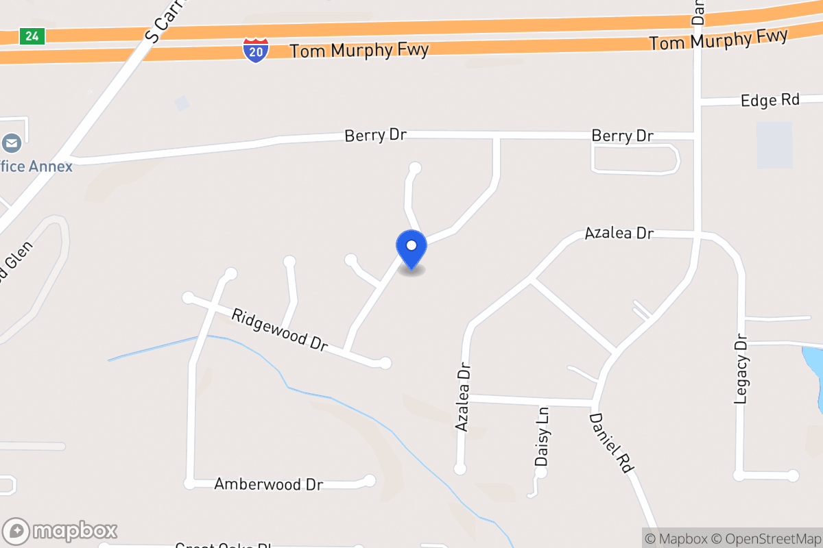 Map of 122 Ashbury Dr