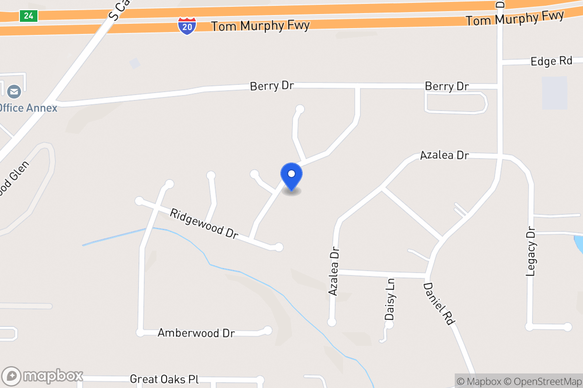 Map of 124 Ashbury Dr