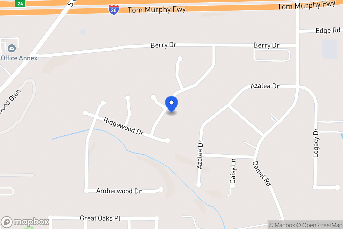 Map of 126 Ashbury Dr