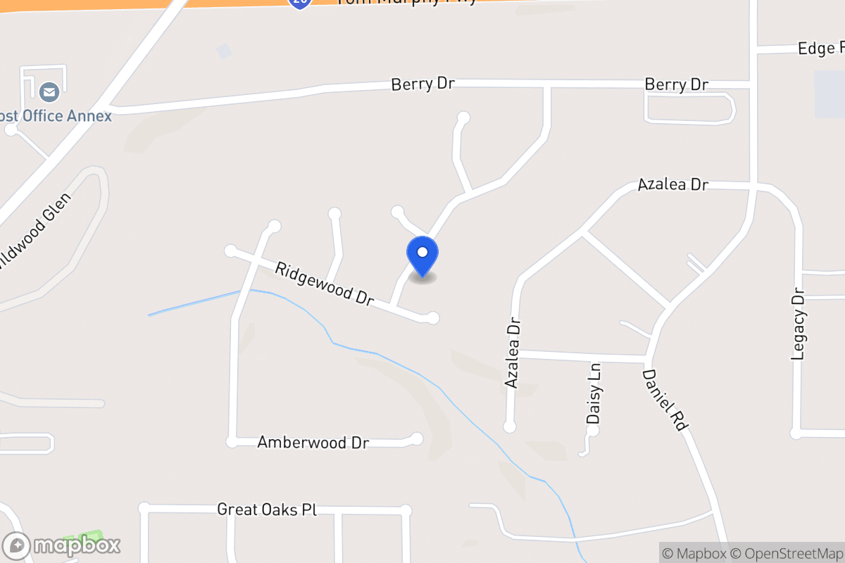 Map of 130 Ashbury Dr