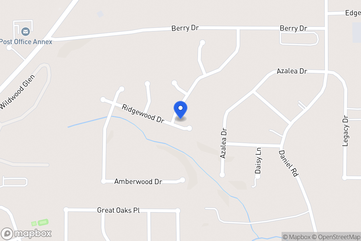 Map of 132 Ashbury Dr