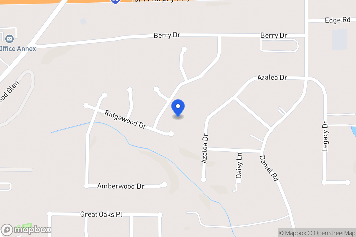 Map of Ridgewood Dr