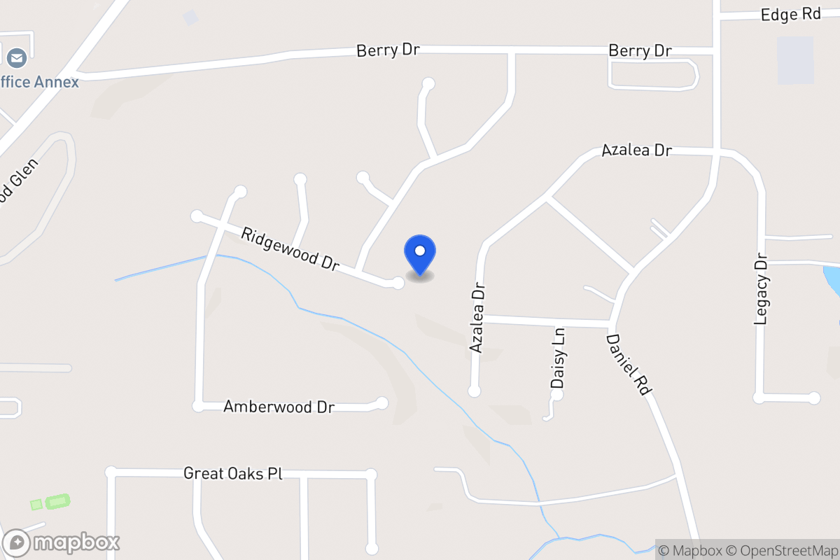 Map of 400 Ridgewood Dr