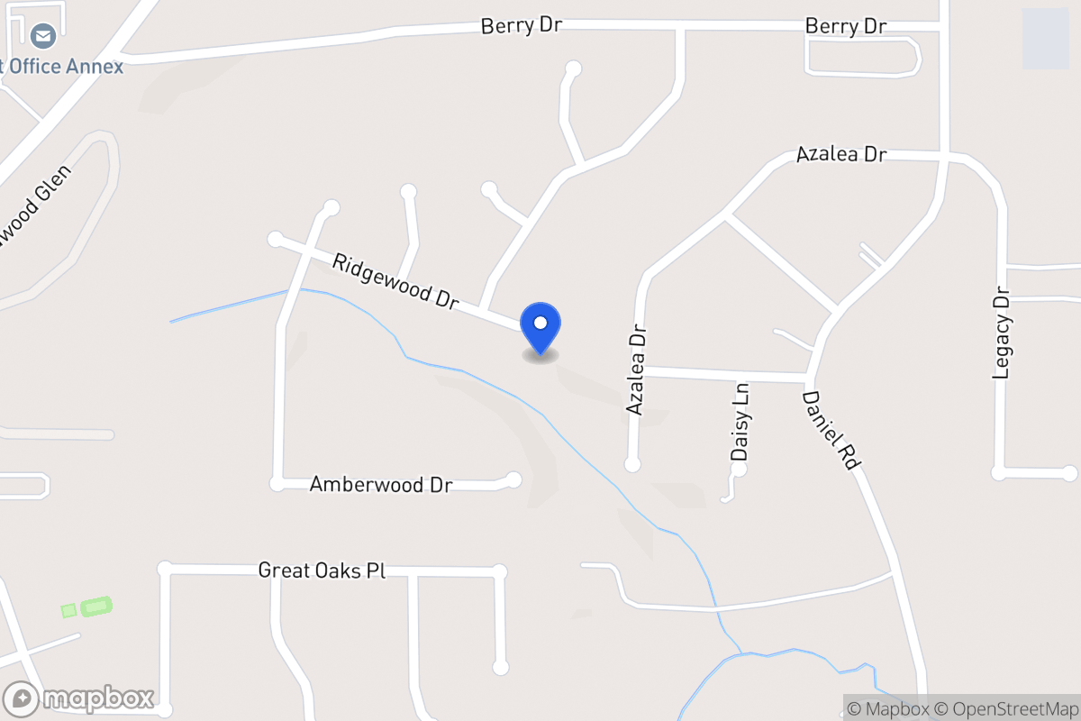 Map of 403 Ridgewood Dr