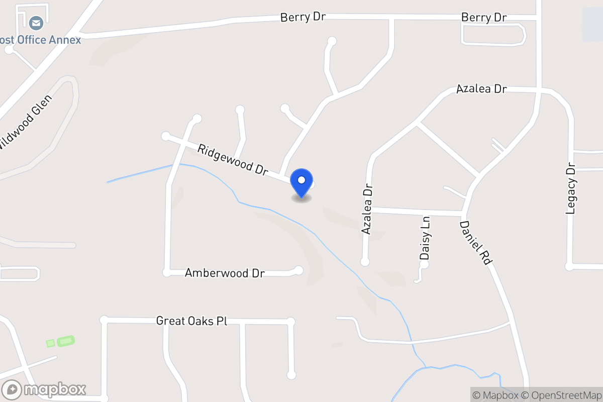 Map of 405 Ridgewood Dr