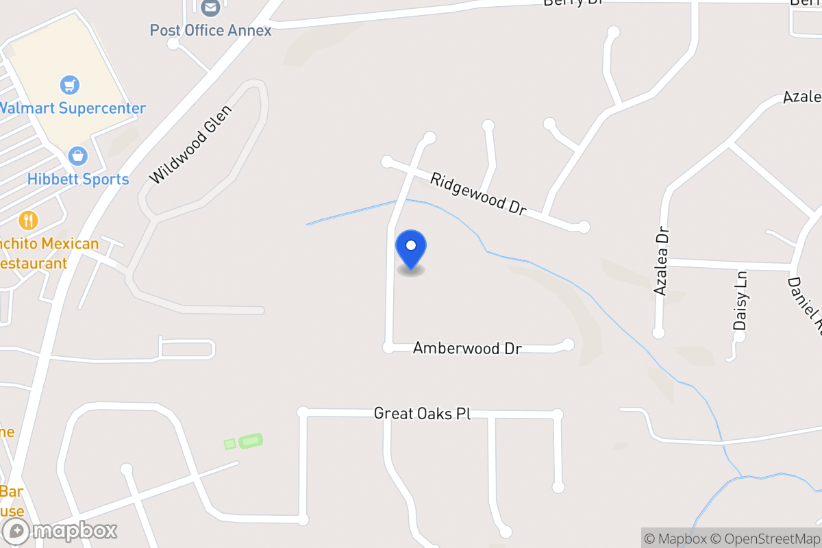 Map of 623 Amberwood Dr