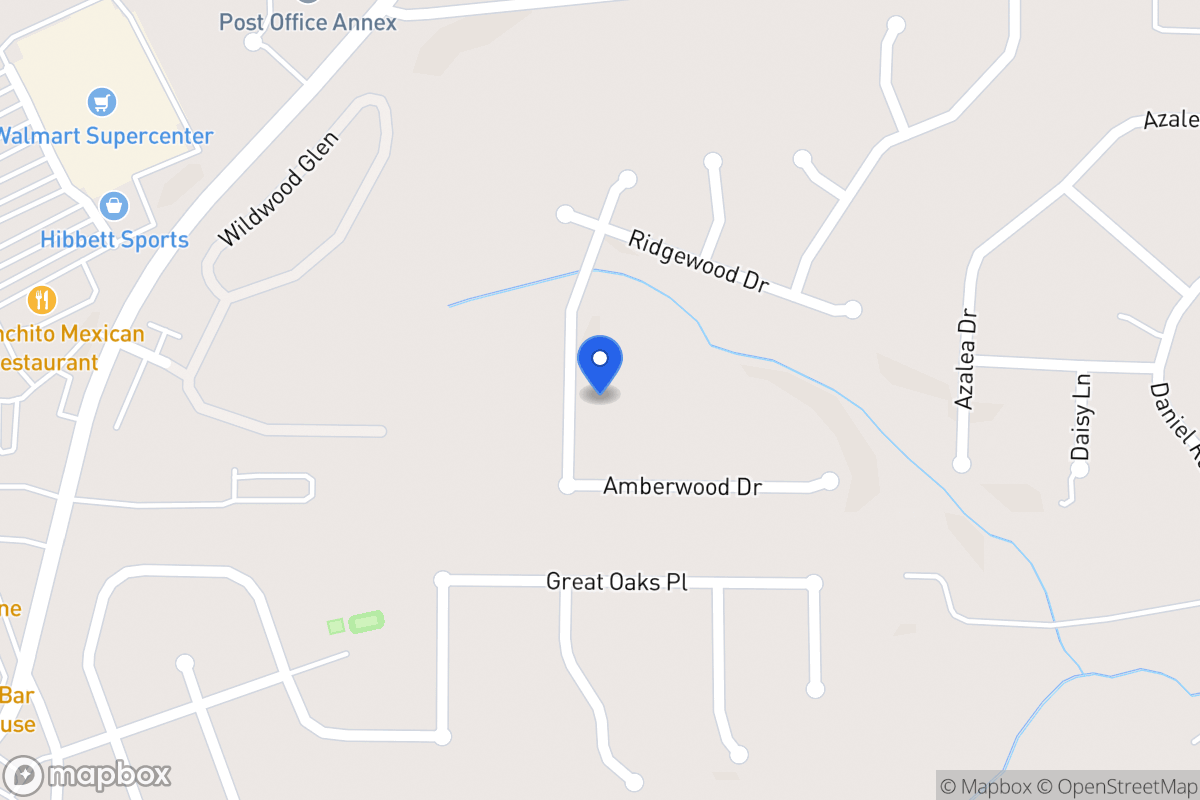 Map of 625 Amberwood Dr