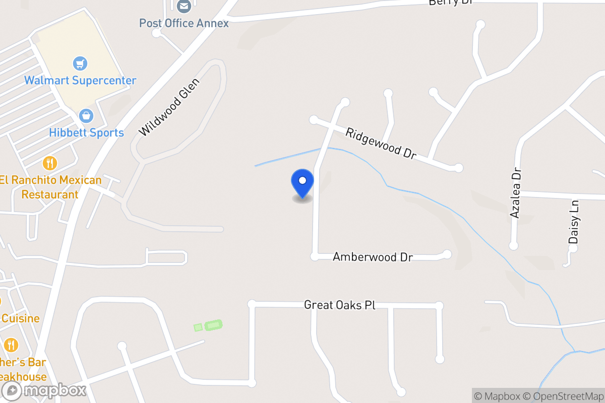 Map of 622 Amberwood Dr