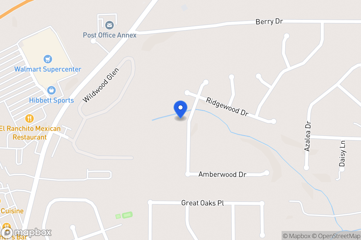 Map of 616 Amberwood Dr