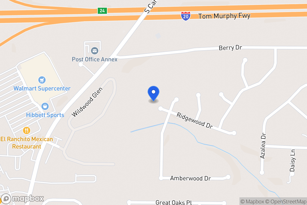 Map of 430 Ridgewood Dr