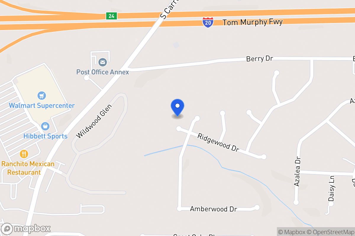 Map of 428 Ridgewood Dr
