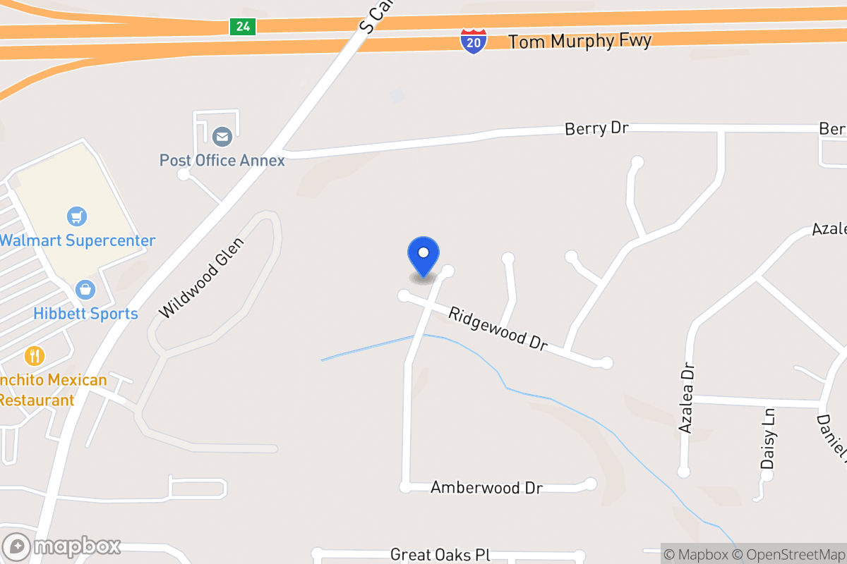 Map of 426 Ridgewood Dr