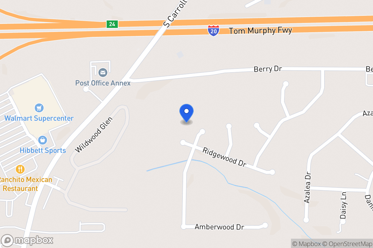 Map of 602 Amberwood Dr