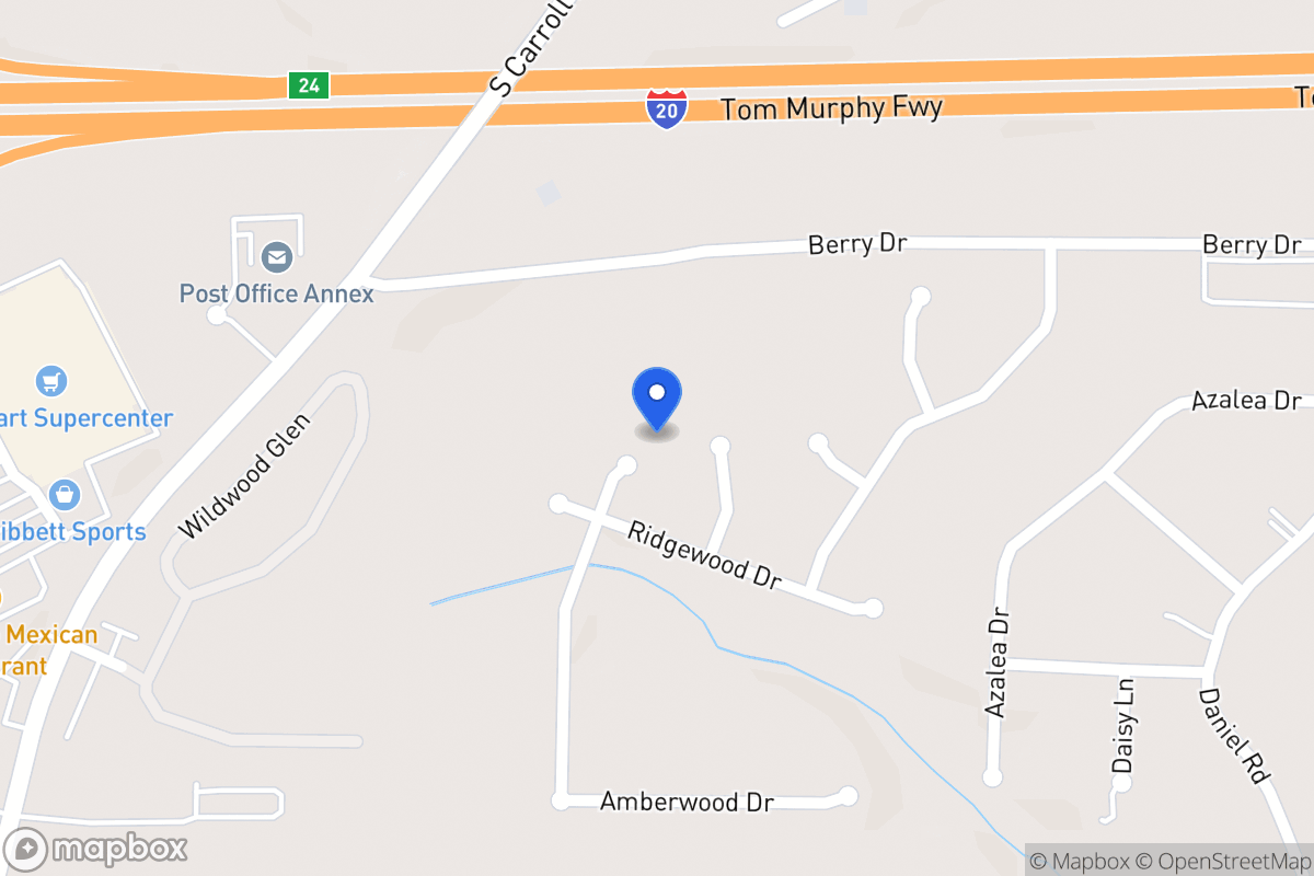 Map of 601 Amberwood Dr