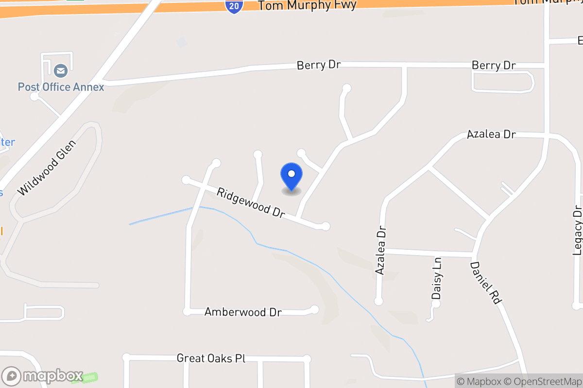 Map of 131 Ashbury Dr