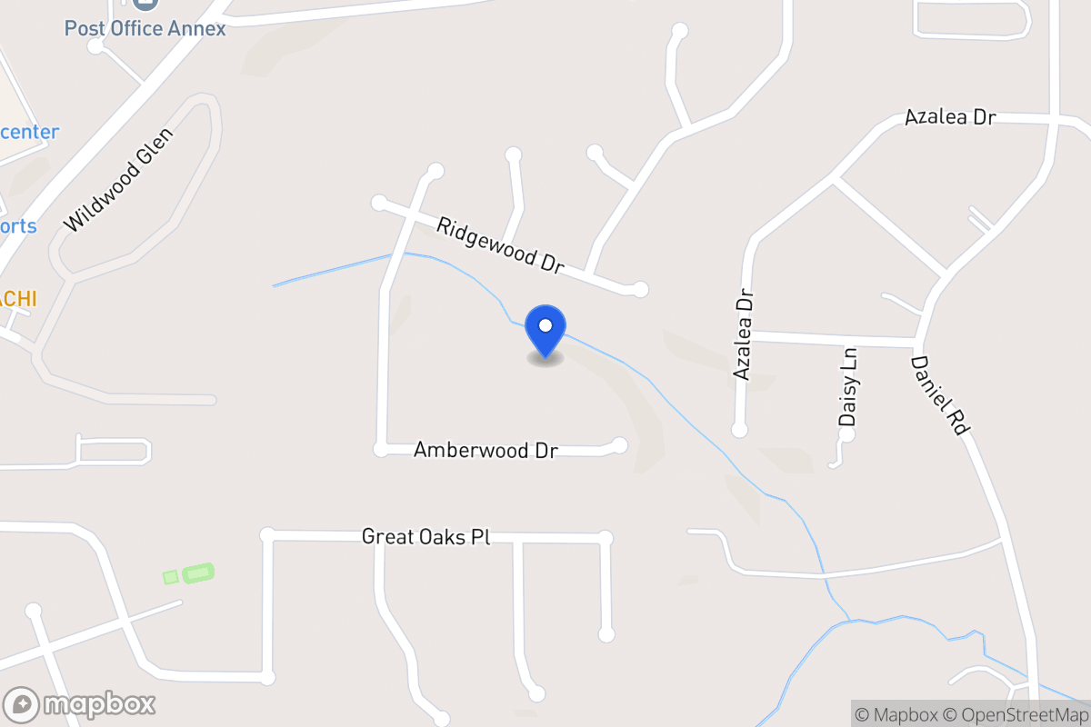 Map of 617 Amberwood Dr