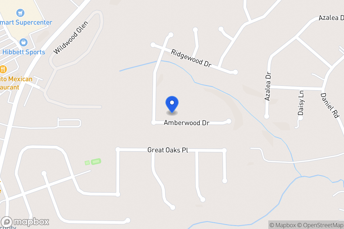 Map of 637 Amberwood Dr