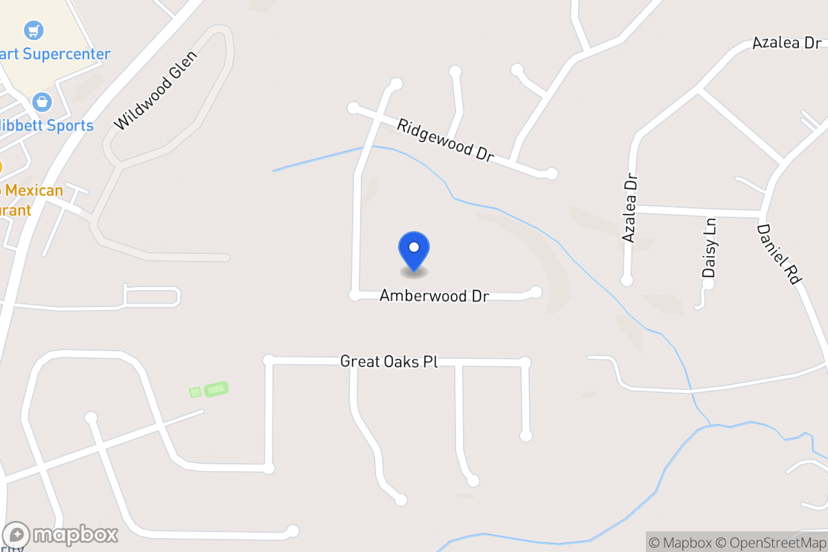 Map of 639 Amberwood Dr