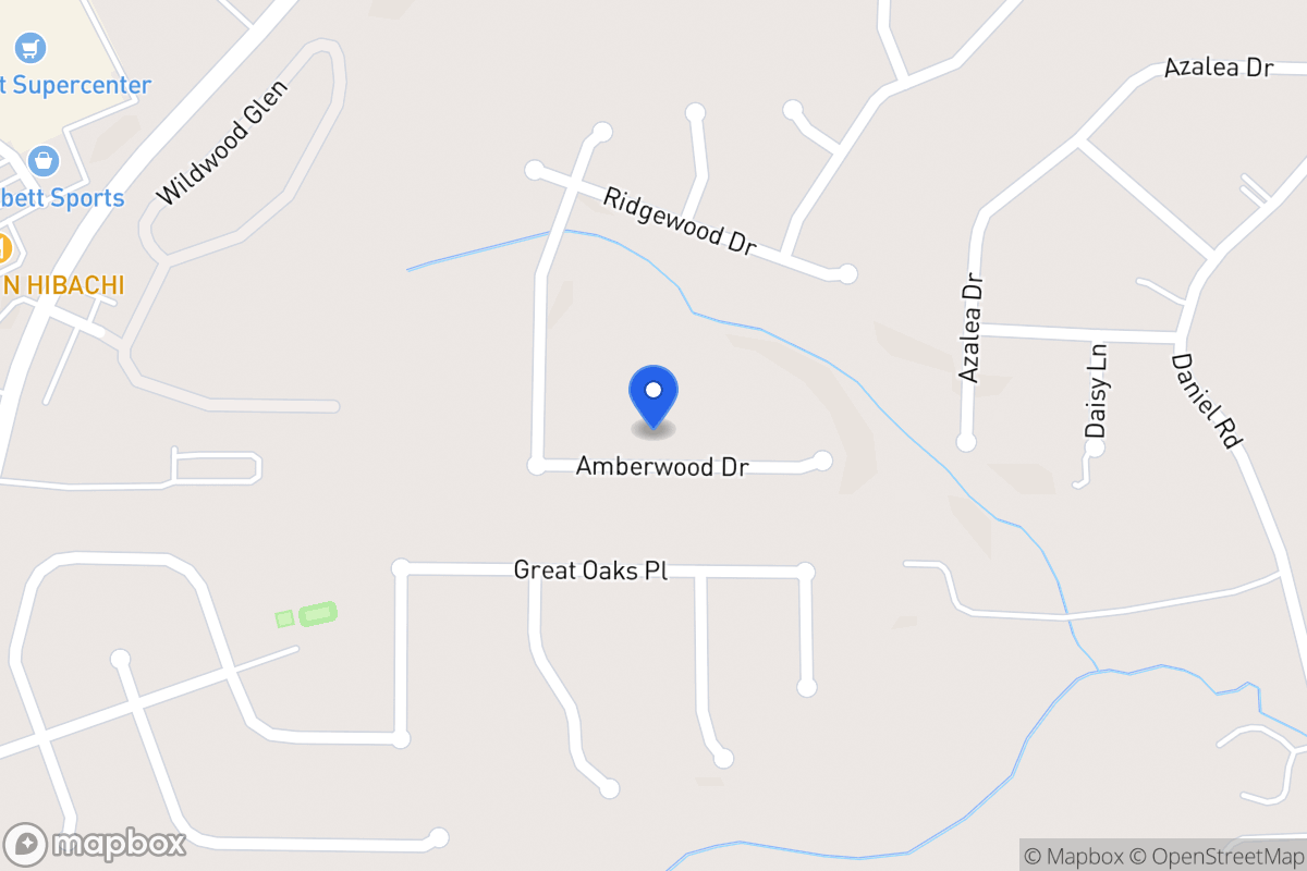 Map of 641 Amberwood Dr