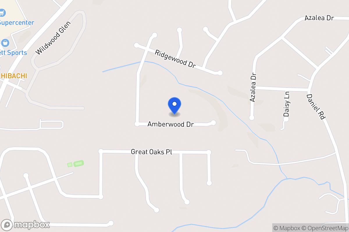 Map of 643 Amberwood Dr