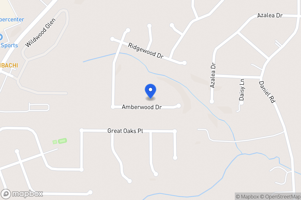 Map of 645 Amberwood Dr