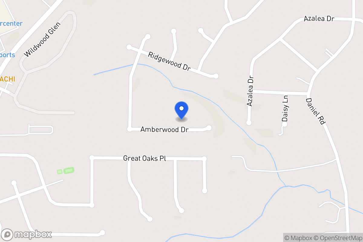 Map of 647 Amberwood Dr