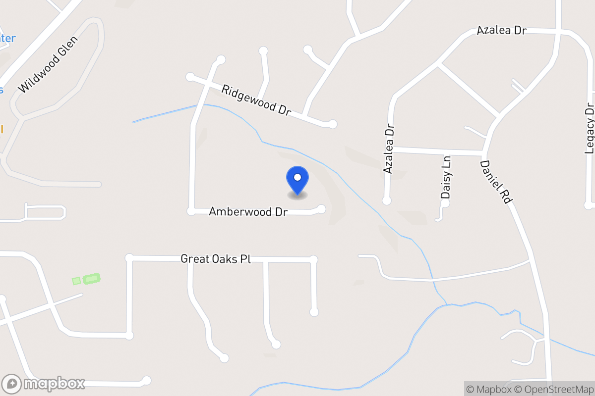 Map of 651 Amberwood Dr
