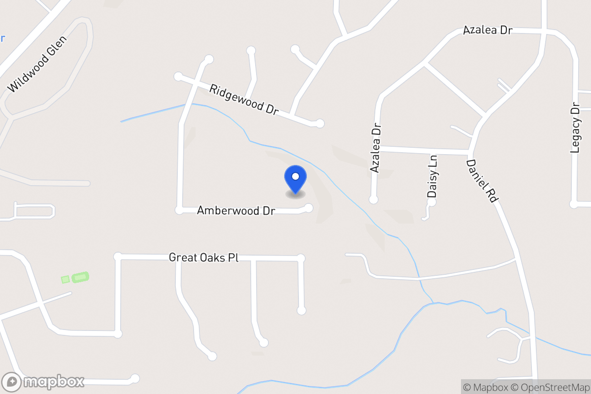 Map of 653 Amberwood Dr
