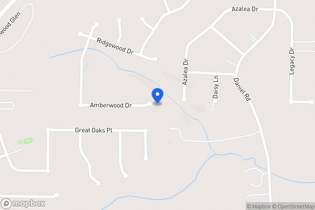 Map of 660 Amberwood Dr