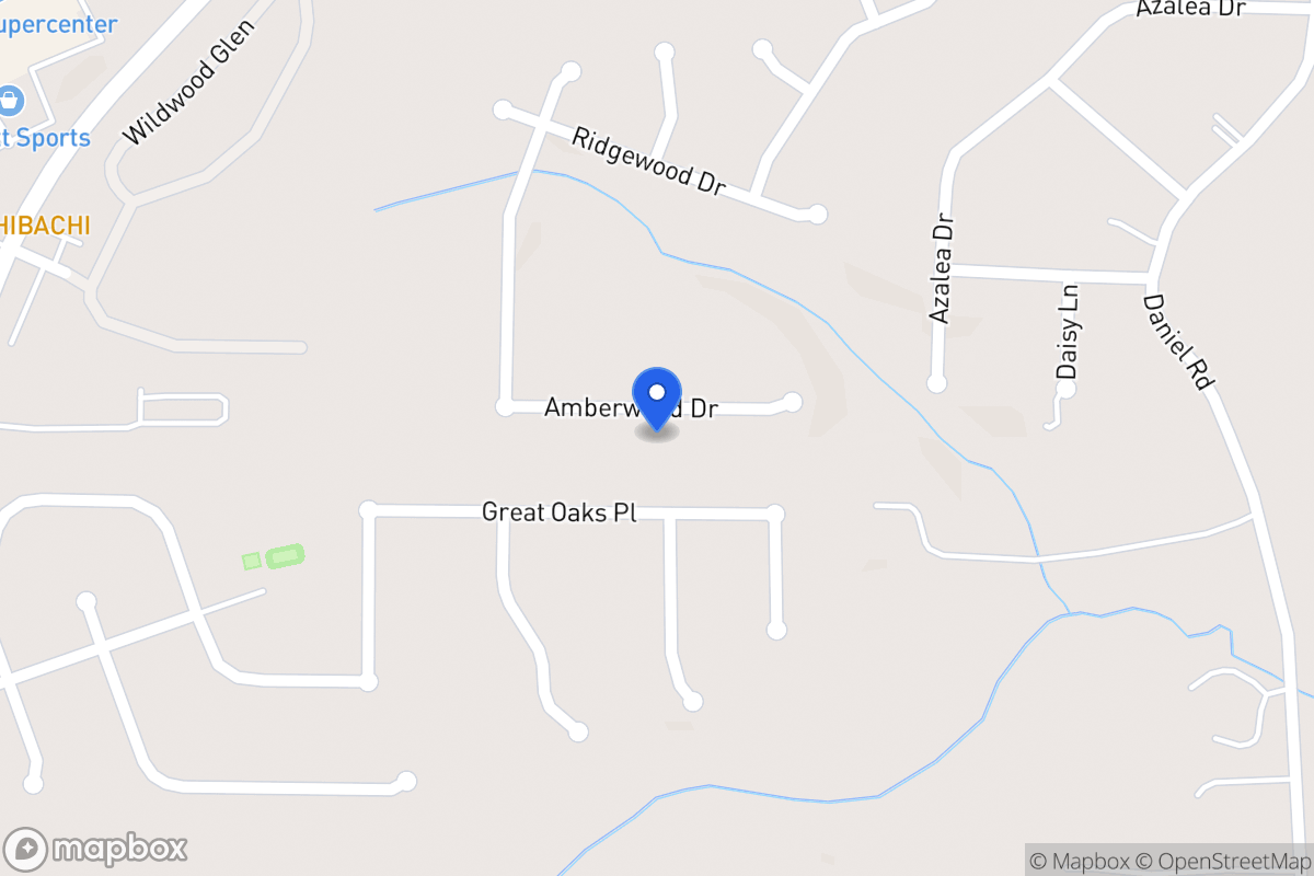 Map of 646 Amberwood Dr