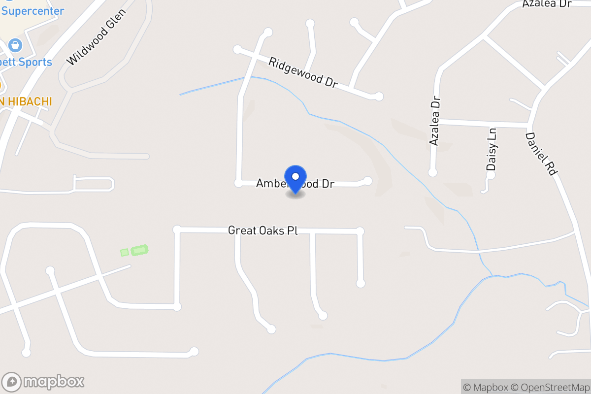 Map of 644 Amberwood Dr