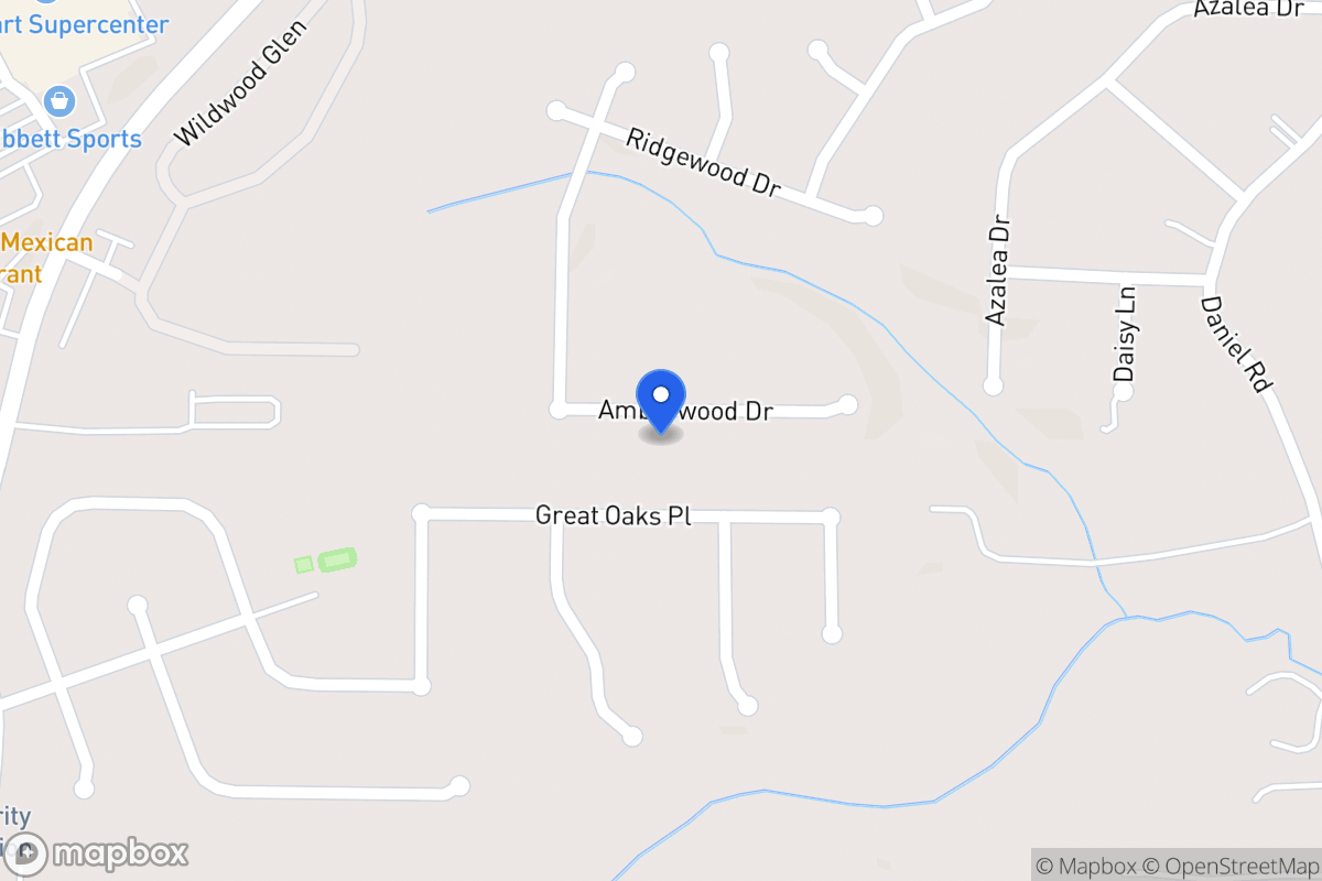 Map of 642 Amberwood Dr