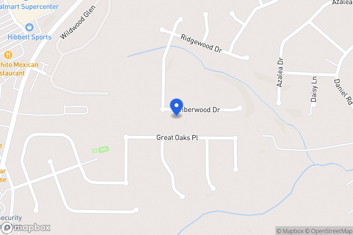 Map of 638 Amberwood Dr