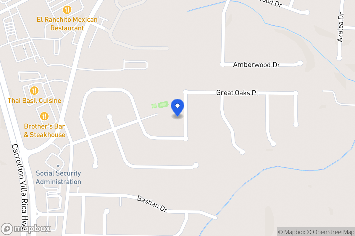 Map of 704 Great Oak Pl
