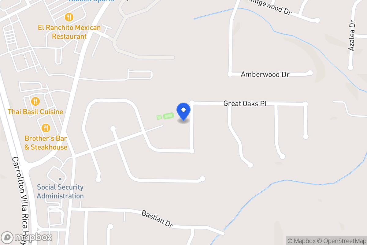 Map of 708 Great Oak Pl