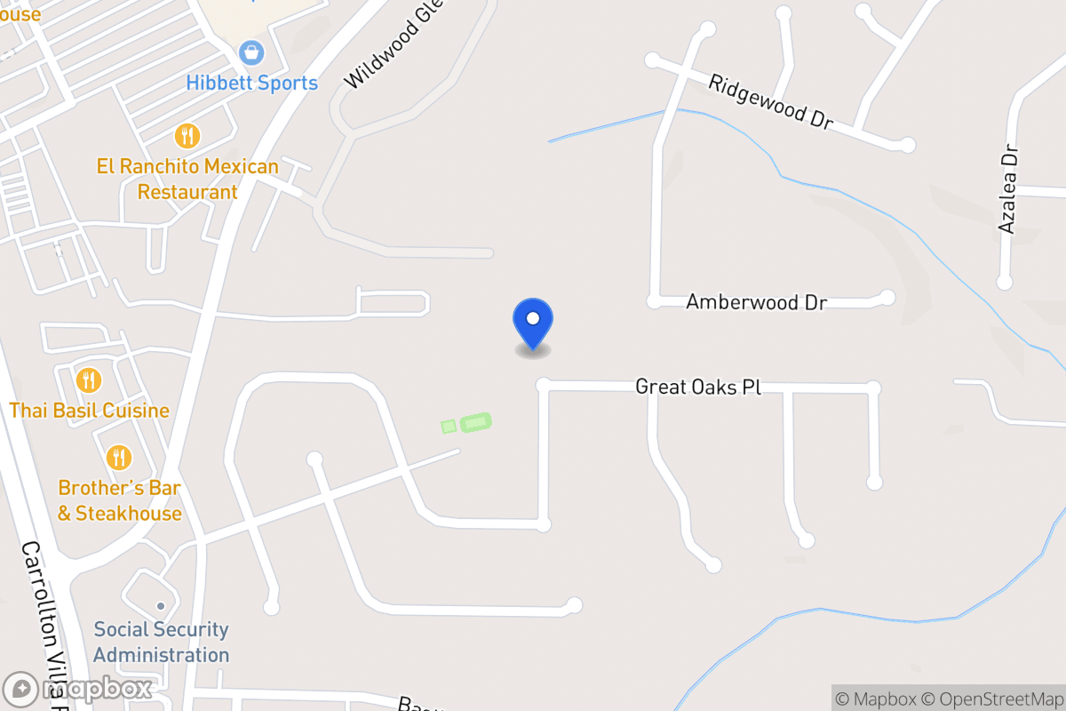 Map of 724 Great Oak Pl