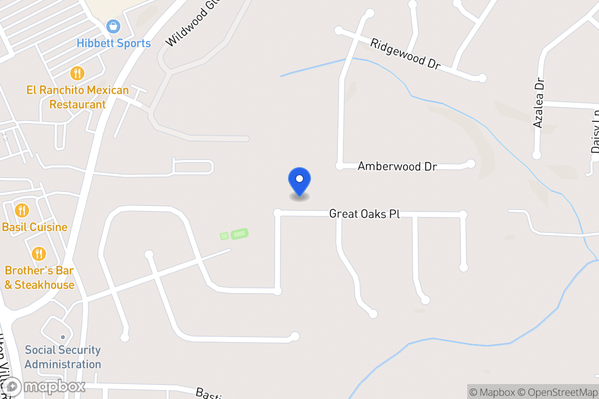 Map of 732 Great Oak Pl