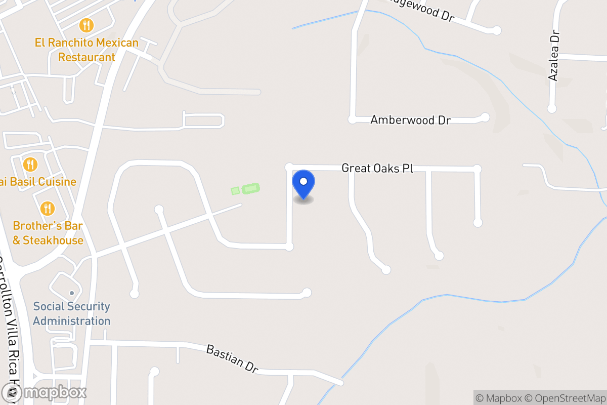 Map of 709 Great Oak Pl