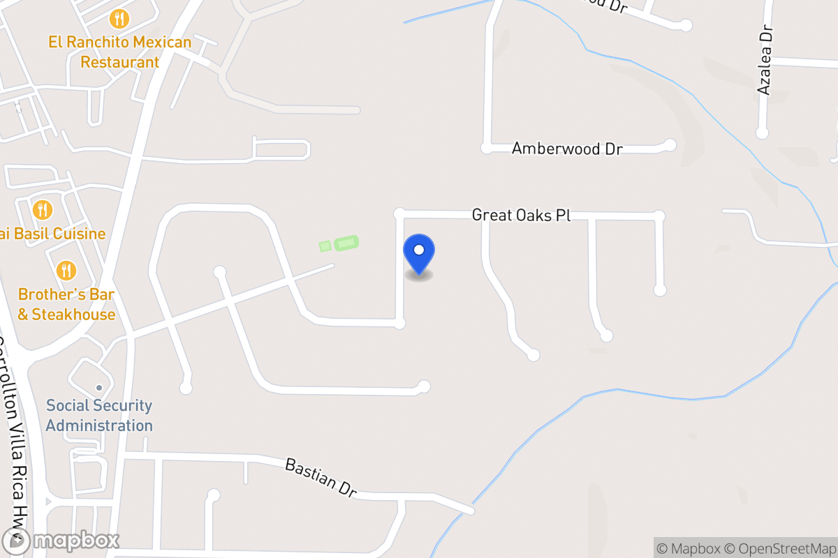 Map of 705 Great Oak Pl